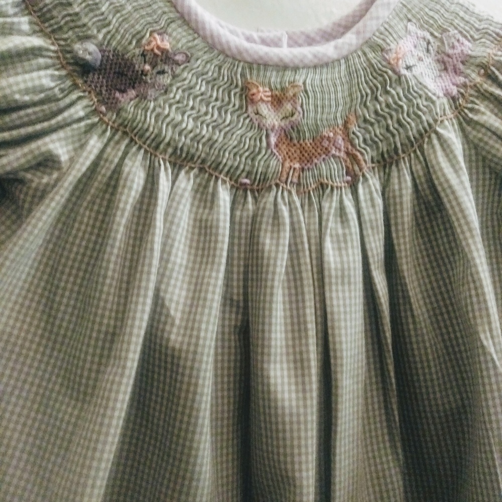 100% vintage embroidery romper